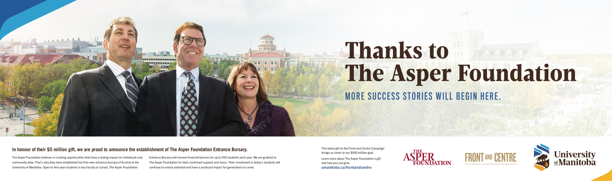 University of Manitoba: Donor Recognition Campaign