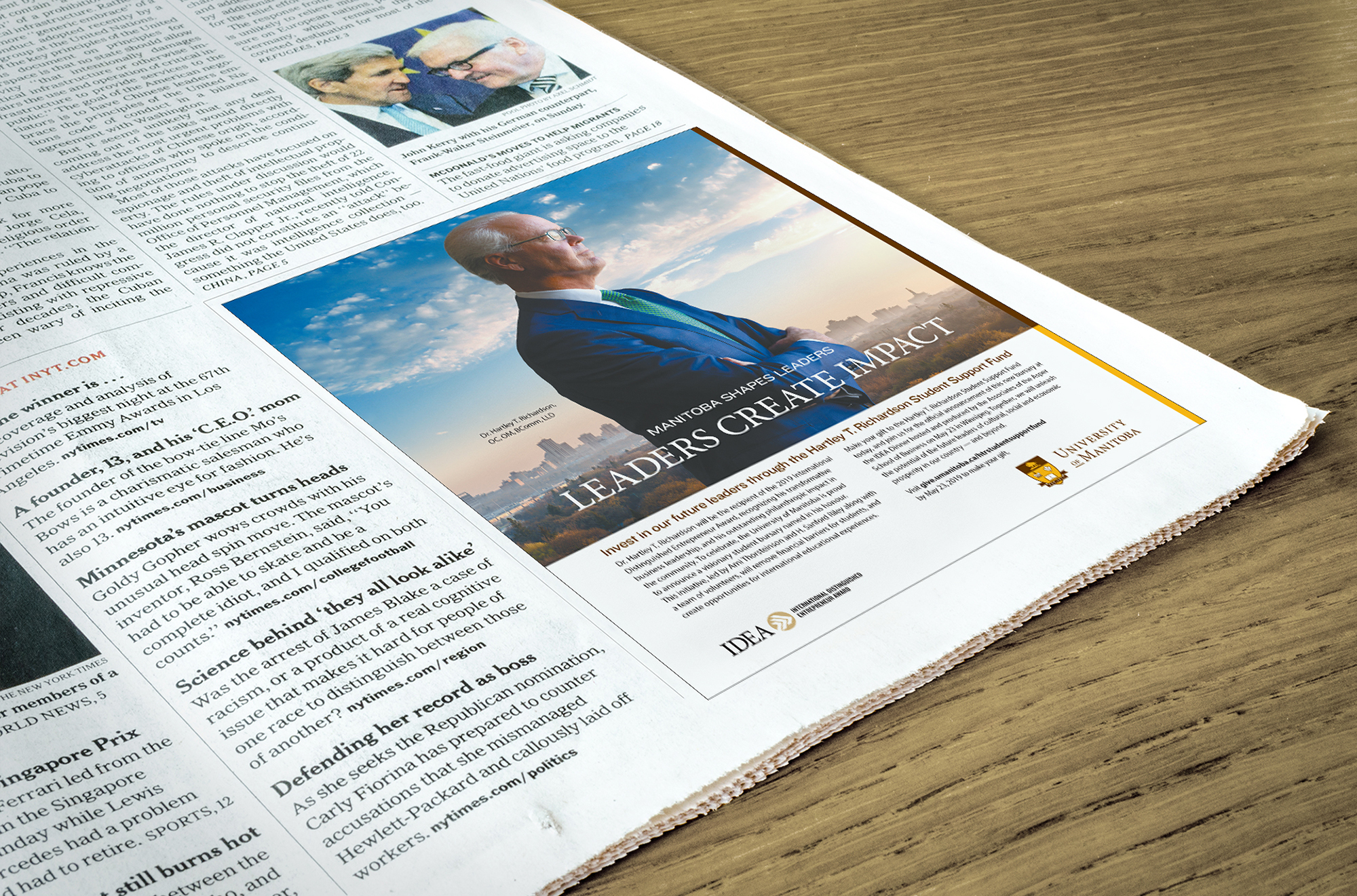 University of Manitoba: Donor Recognition Campaign