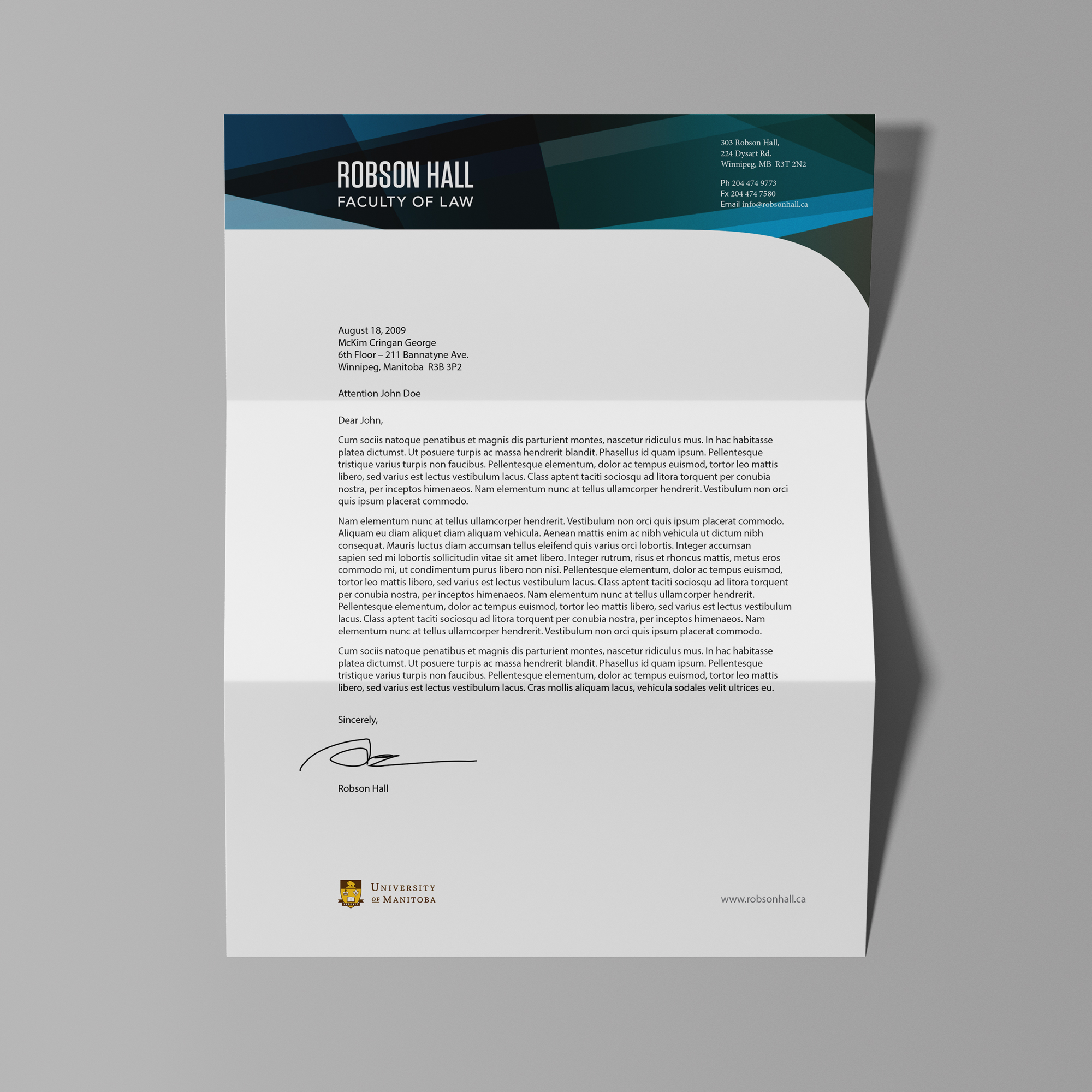 Robson Hall Faculty of Law